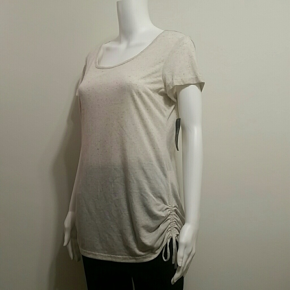 NWT Style & Co Ruched Top - Picture 2 of 6